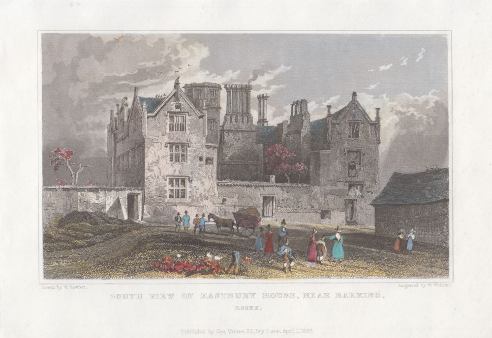 South View of Eastbury House, near Barking, Essex.