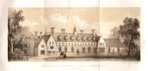 South Wales Training School Carmarthen  -  South West view