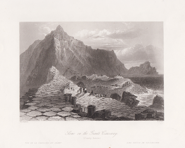 Scene on the Giants Causeway