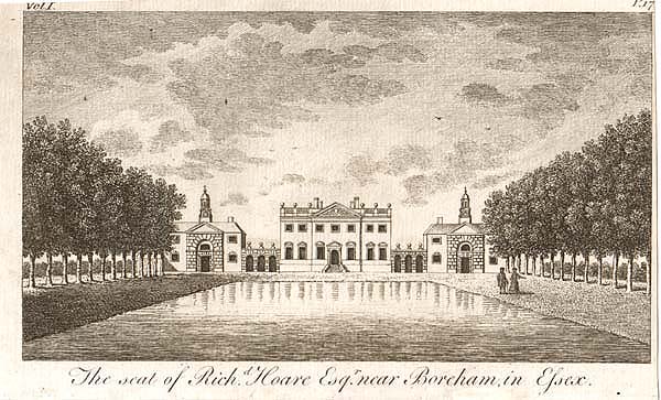 The Seat of Richd Hoare Esq near Boreham in Essex