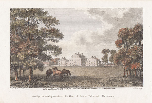 Serlby in Nottinghamshire the Seat of Lord Viscount Galway