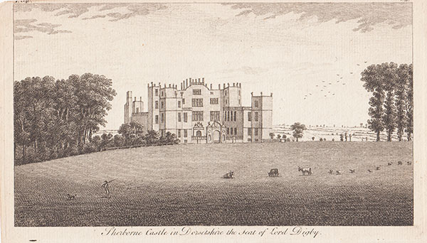 Sherborne Castle in Dorsetshire the Seat of Lord Digby