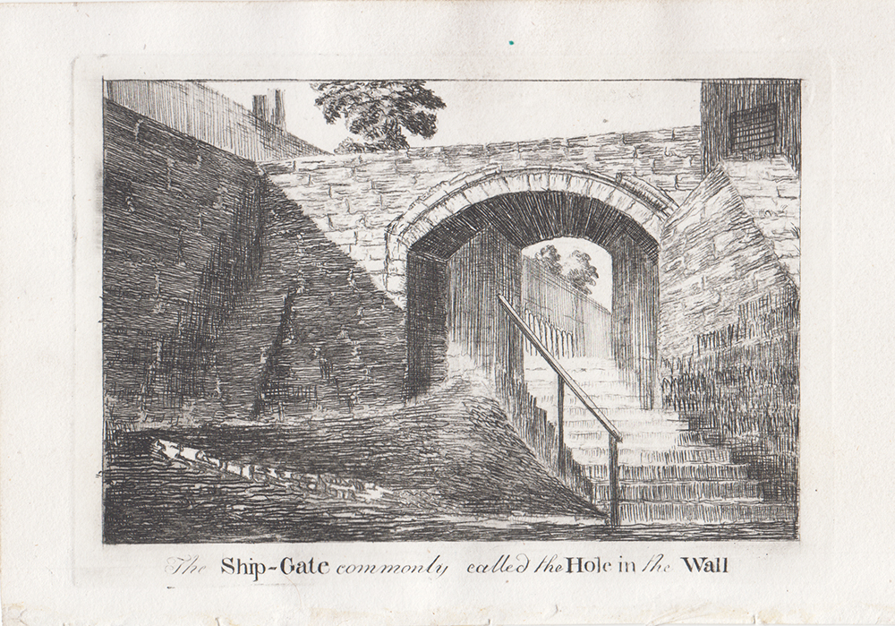 The Ship Gate commonly calles the Hole in the Wall. 
