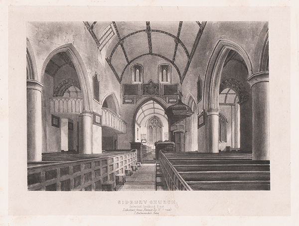 Sidbury Church  Interior looking East