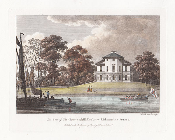 The Seat of Sir Charles Asgill Bart near Richmond in Surrey