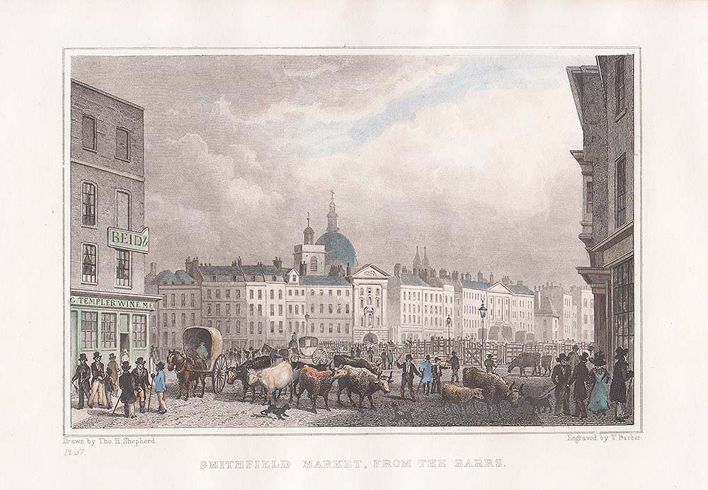 Smithfield Market, from the Barrs.