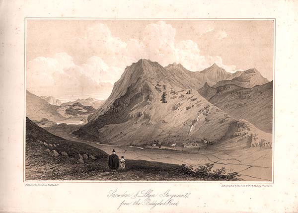 Snowdon & Llyn Gwynant from the Beddgelert Road