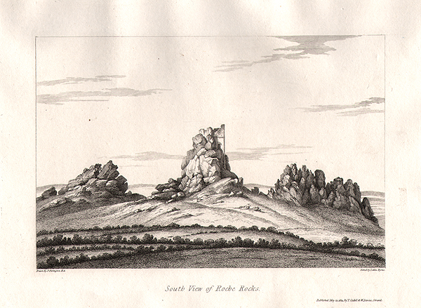 South View of Roche Rocks
