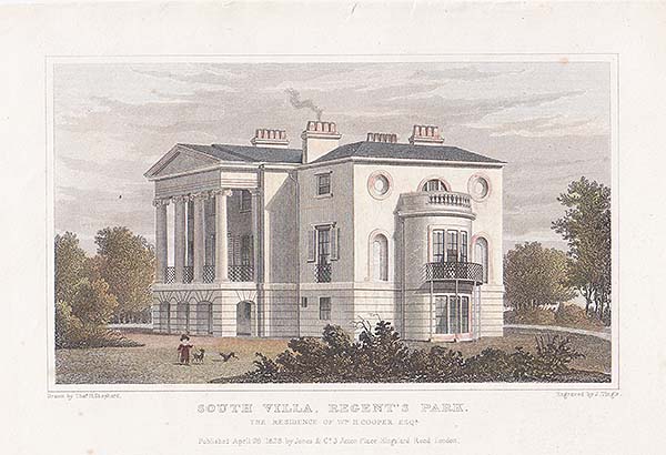 South Villa Regent's Park The Residence of Wm H Cooper Esq