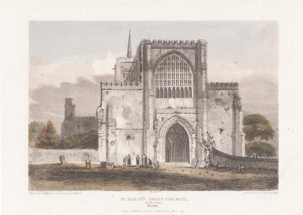 St Alban's Abbey Church the West End Herts