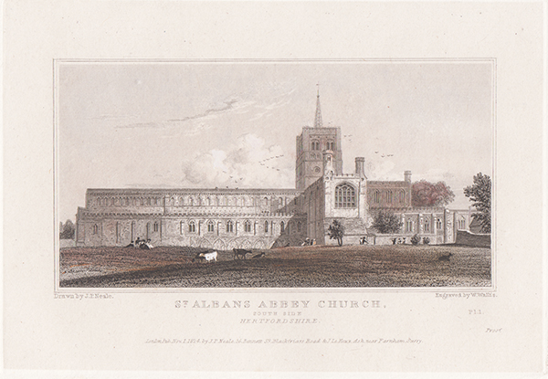 St Albans Abbey Church South Side Hertfordshire