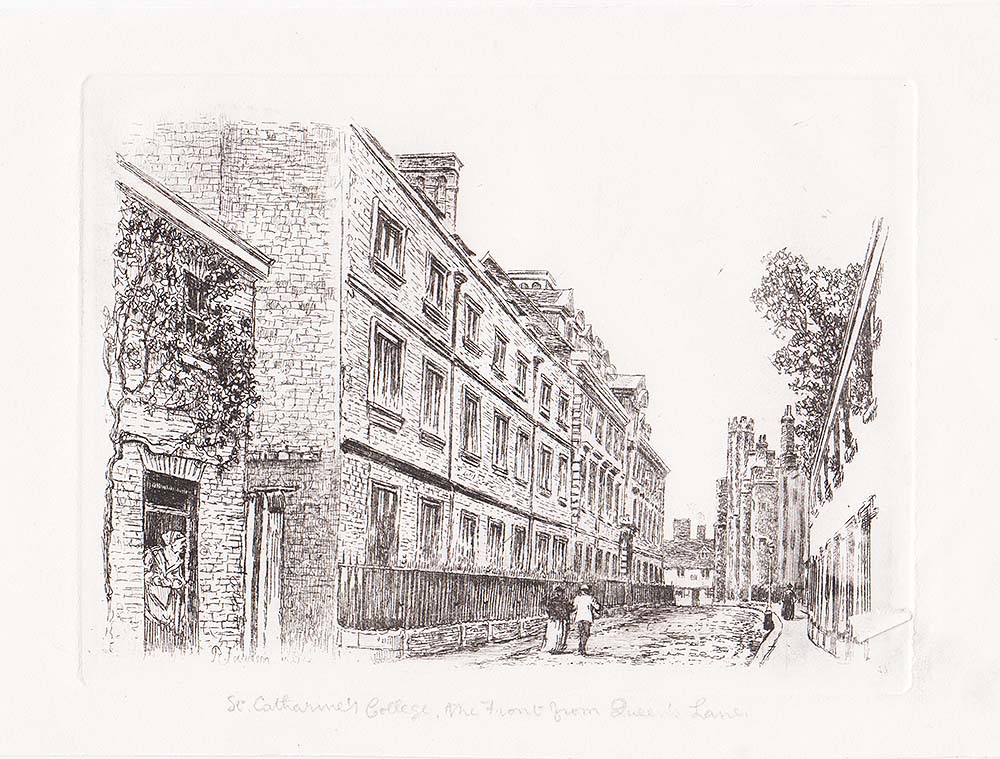 St. Catherine's College, the front from Queen's Lane - Robert Farren.