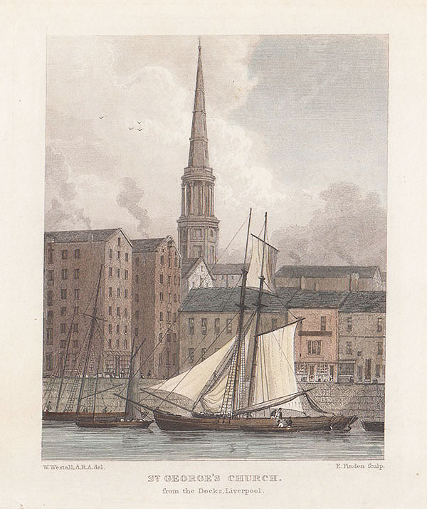 St George's Church from the Docks Liverpool