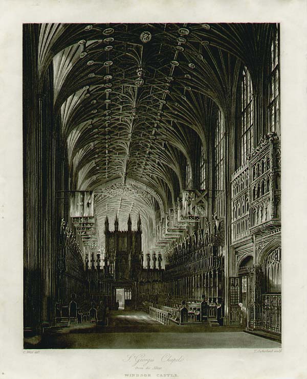 Windsor Castle: St George's Chapel from the Altar