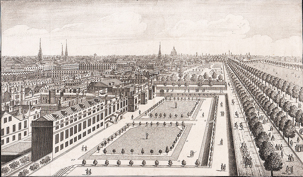 St. James'sPalace and Parks adjacent.