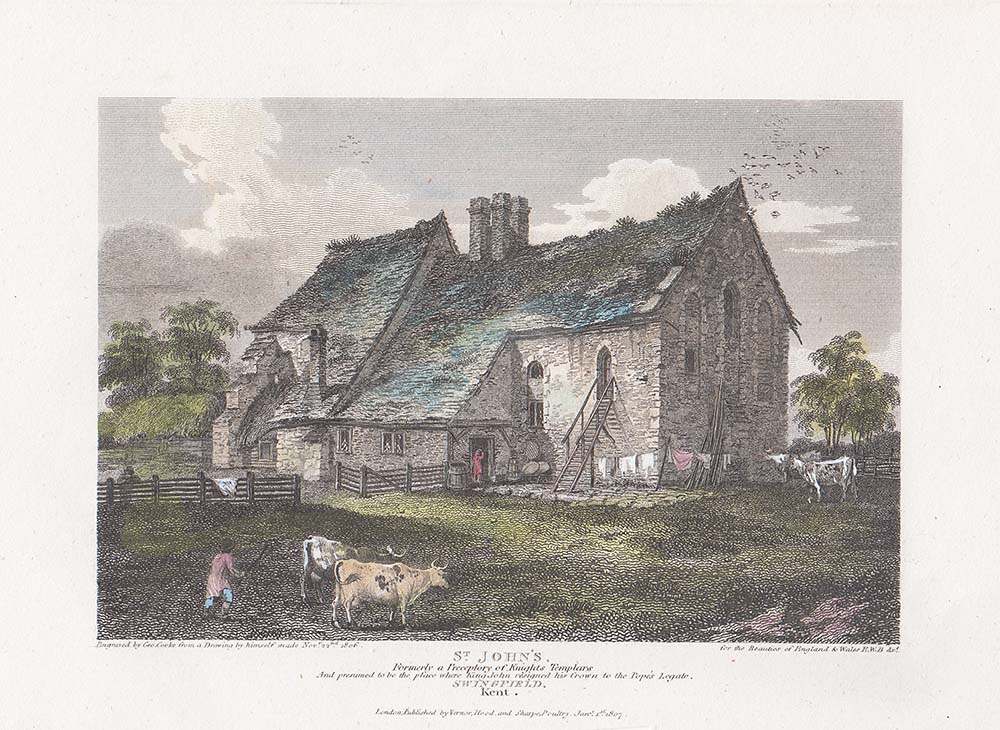 St. John's, Formerly a Preceptory of Knights Templars....