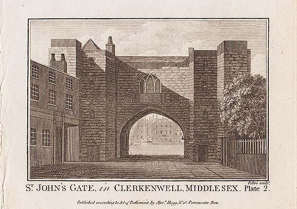 St John's Gate in Clerkenwell Middlesex  Plate 2 