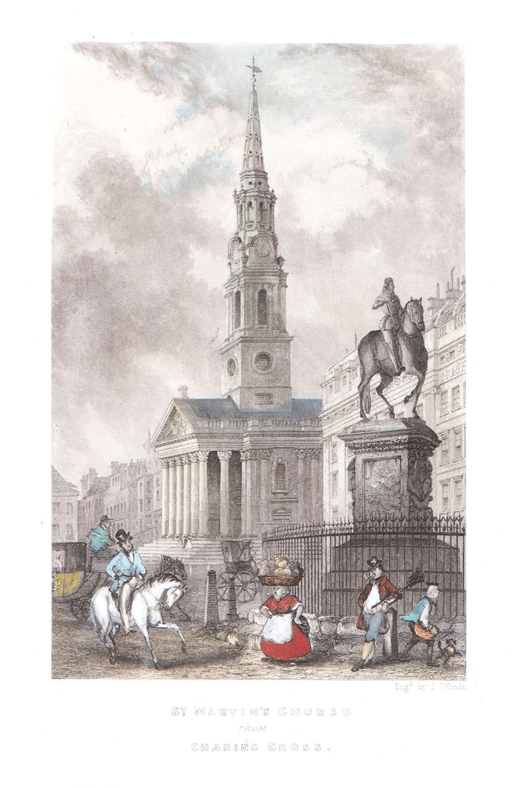 St. Martin's Church from Charing Cross.