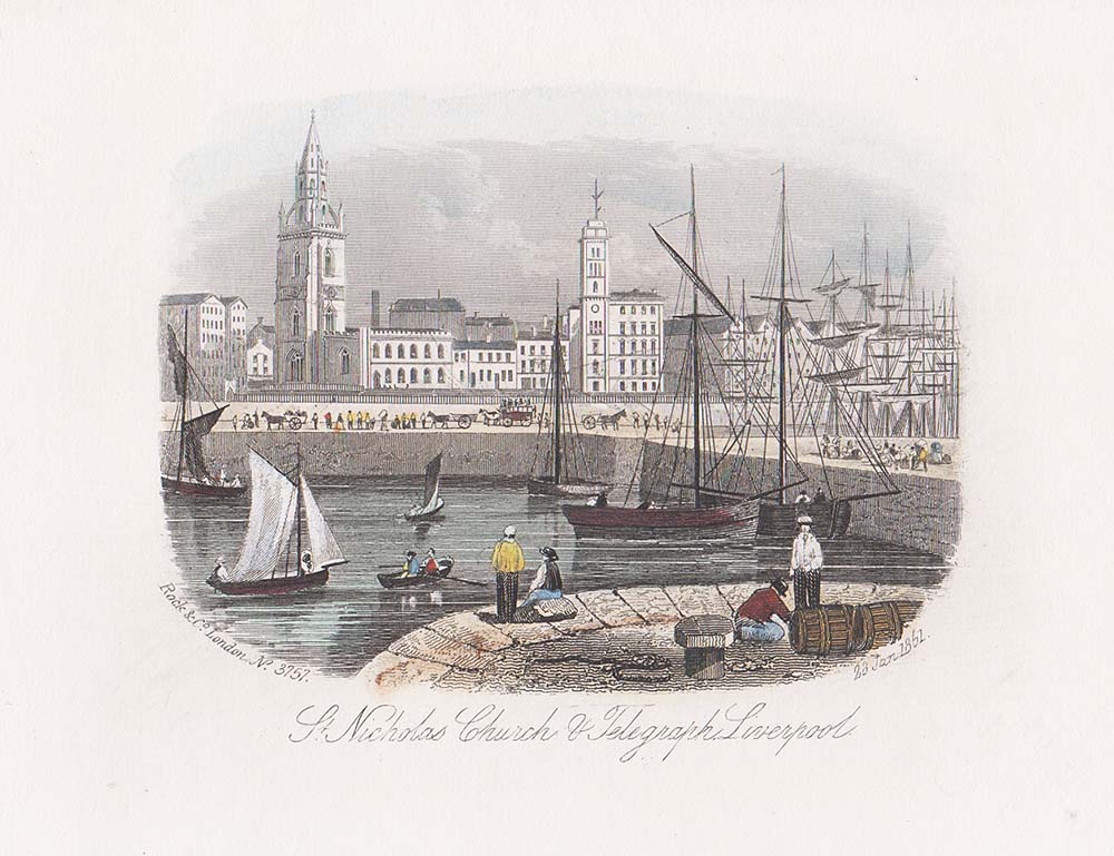 St. Nicholas Church and Telegraph, Liverpool.