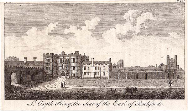 St Osyth Priory the Seat of the Earl of Rochford