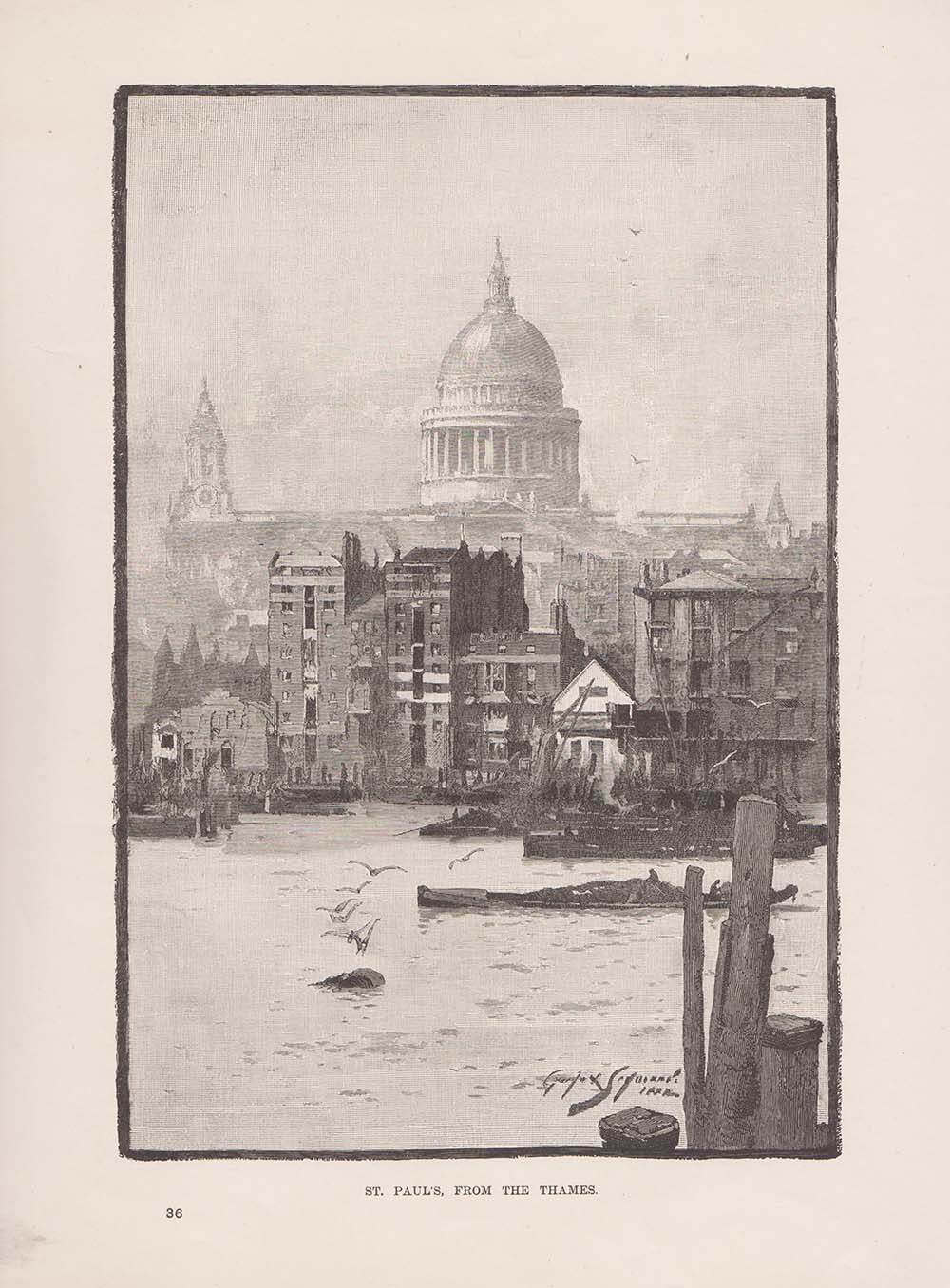 St. Paul's from the Thames.
