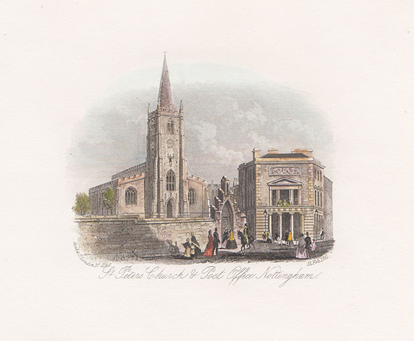 St Peter's Church & Post Office Nottingham 