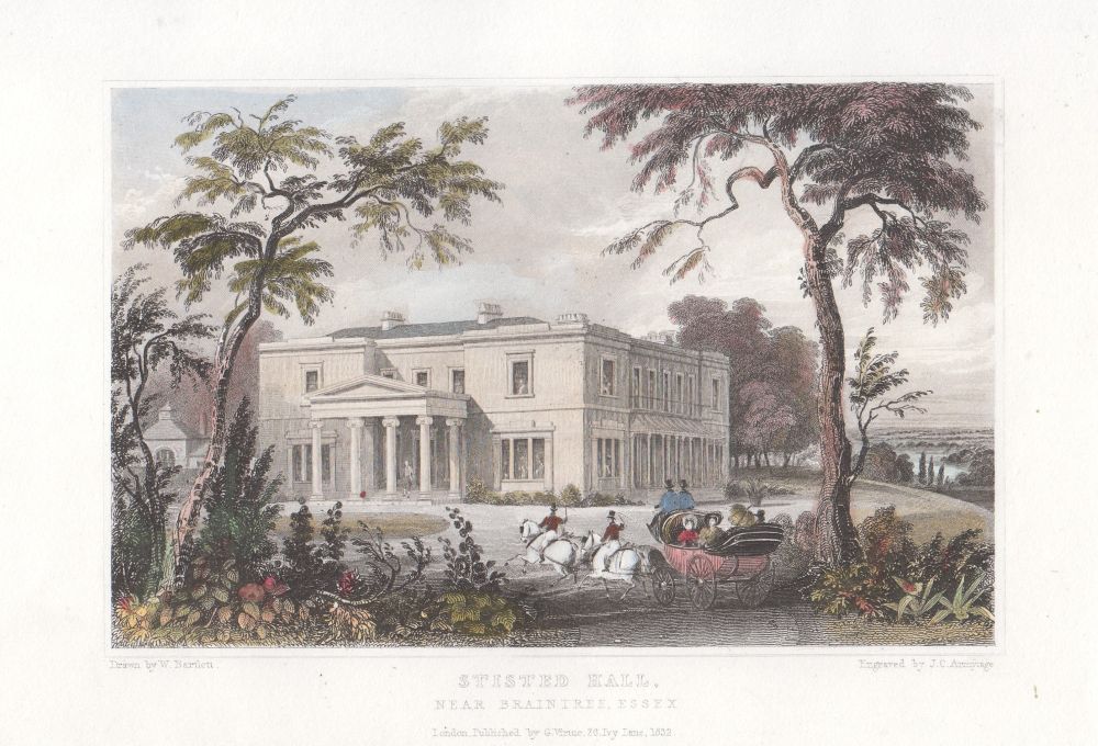 Stisted Hall, near Braintree, Essex.
