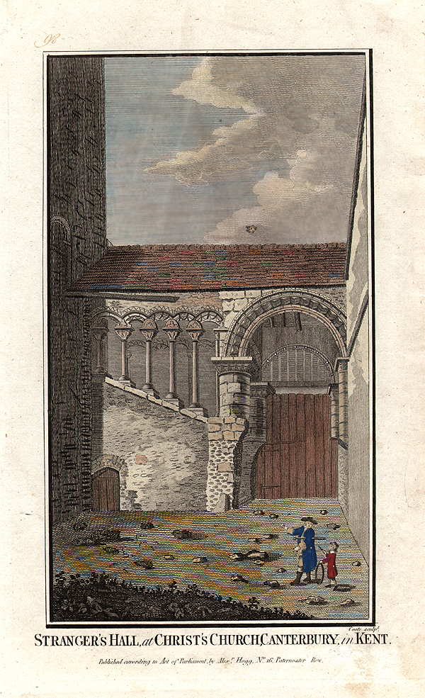Stranger's Hall at Christ's Church Canterbury in Kent 