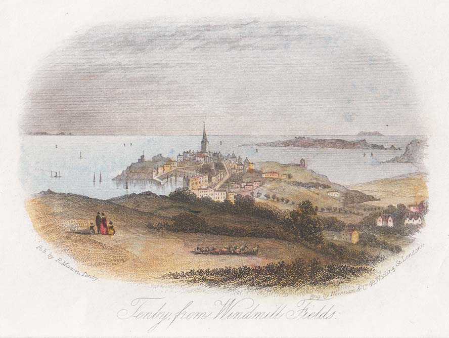 Tenby from Windmill Fields