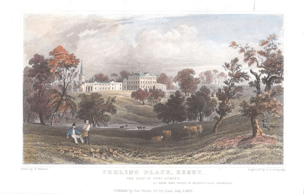 Terling Place, Essex.  The Seat of Genl. Strutt.