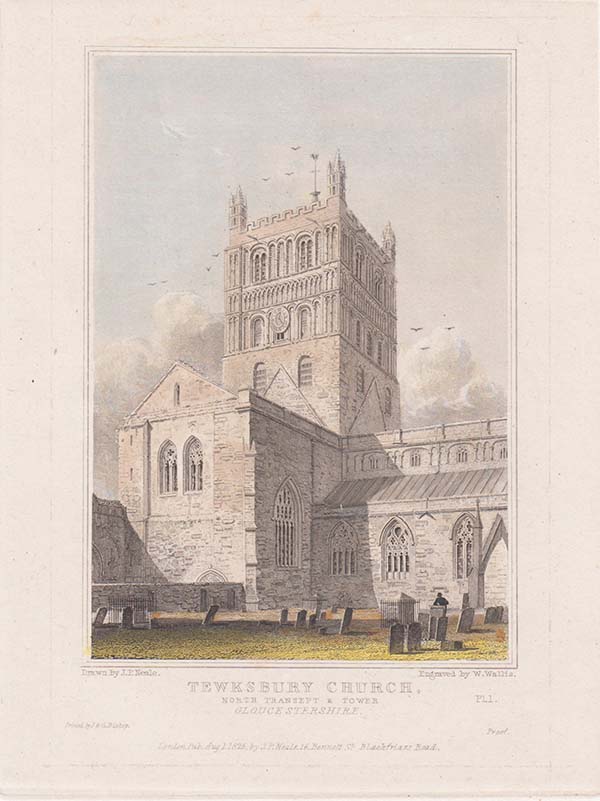Tewksbury Church North Transept & Tower Gloucestershire 