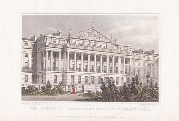 The Centre of Cumberland Terrace Regents Park