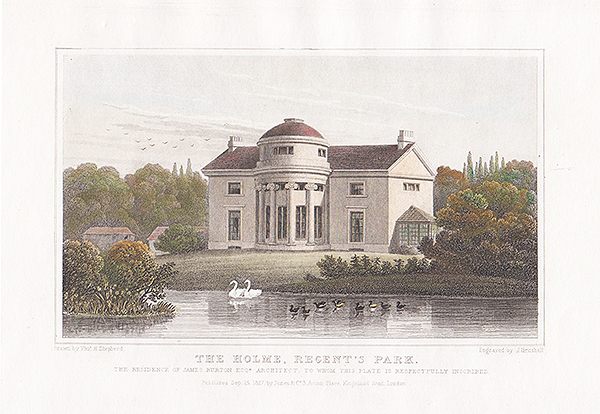 The Holme Regent's Park The Residence of James Burton Esq Architect