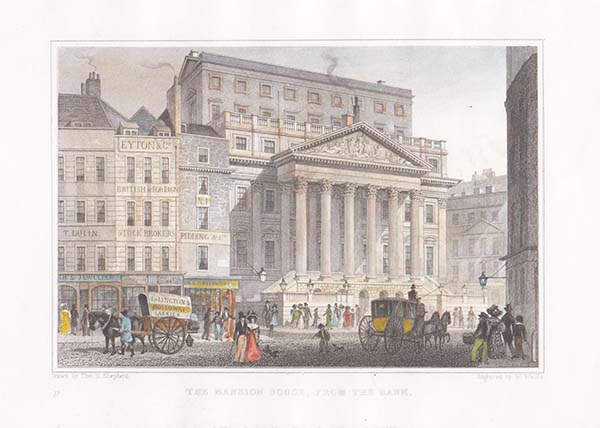 The Mansion House from the Bank