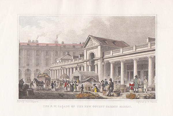 The N W Facade of the New Covent Garden Market 