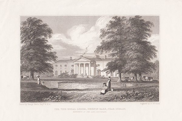 The Vice - Regal Lodge Phoenix Park near Dublin Residence of the Lord Lieutenant