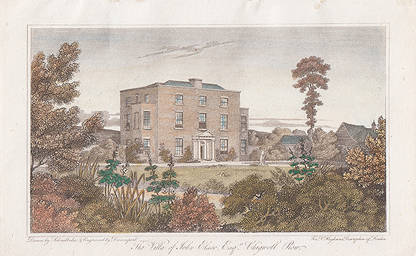 The Villa of John Elsee Esq  Chigwell Row