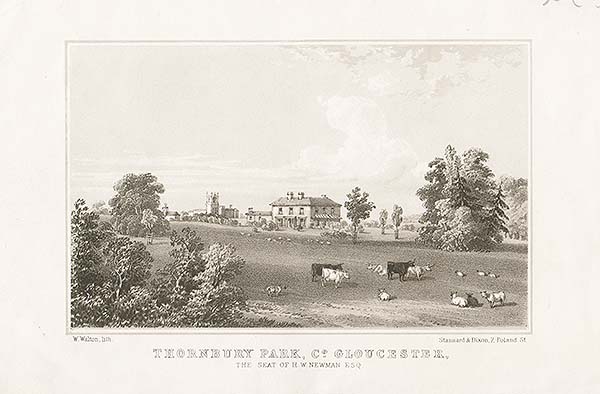 Thornbury Park Co Gloucester  The Seat of HW Newman Esq 