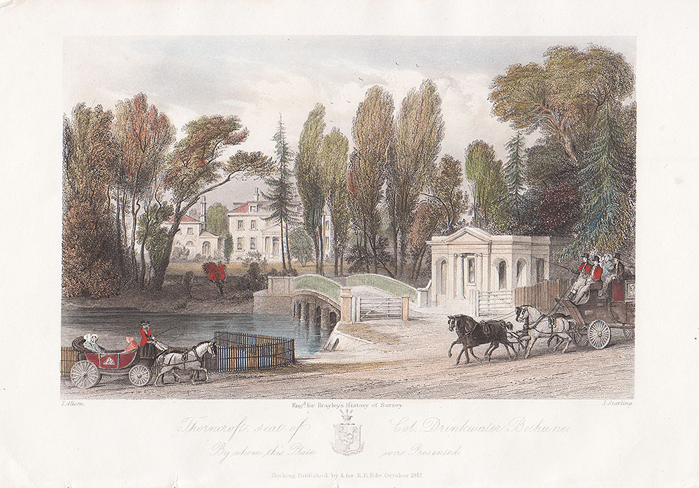 Thorncroft seat of Col Drinkwater Bethune 