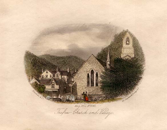 Trefriw Church and Village