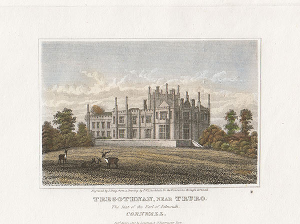 Tregothnan near Truro The Seat of the Earl of Falmouth 