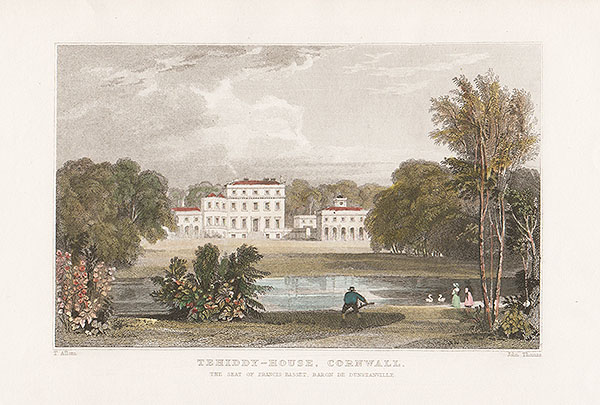 Tehiddy - House Cornwall The Seat of Francis Basset Baron De Dunstanville 