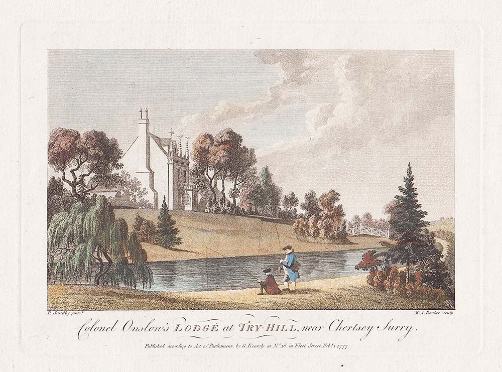 Colonel Onslow's Lodge at Try Hill near Chertsey Surrry