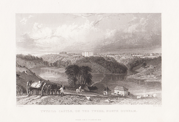 Twysill Castle on the Tweed North Durham 