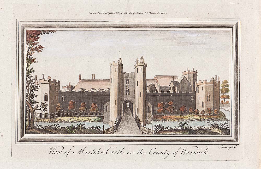 View of Maxtoke Castle in the County of Warwick