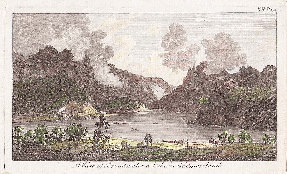A View of Broadwater a Lake in Westmorland