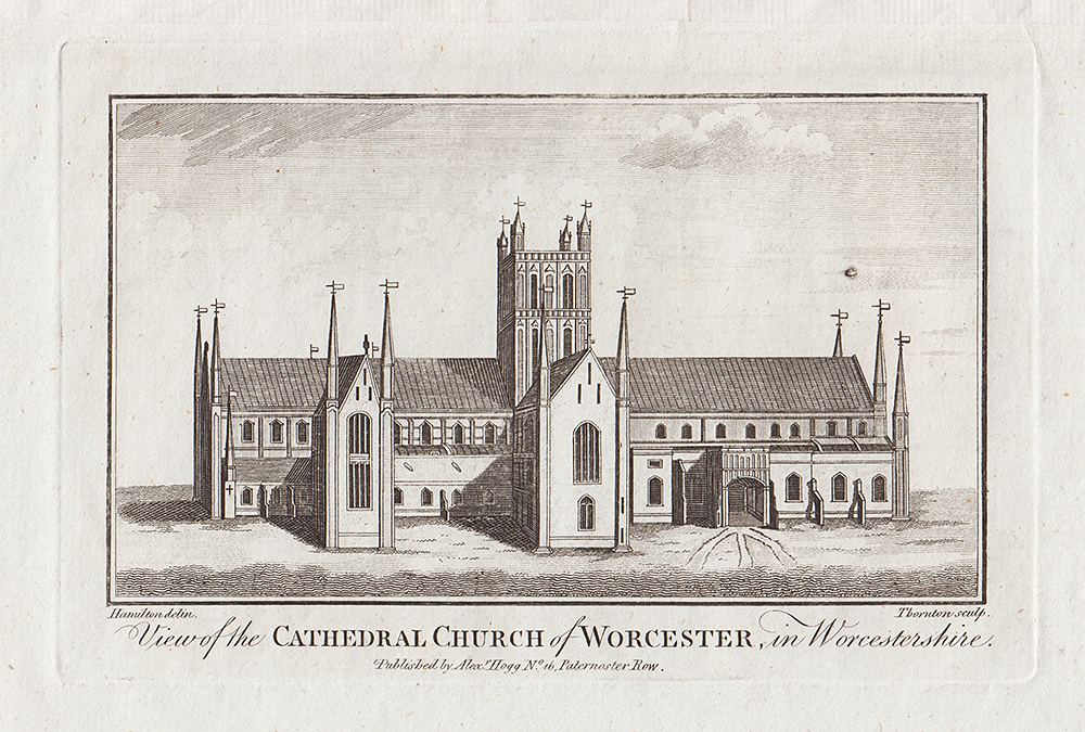 View of the Cathedral Church of Worcester 