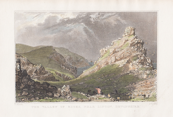 The Valley of Rocks near Linton  