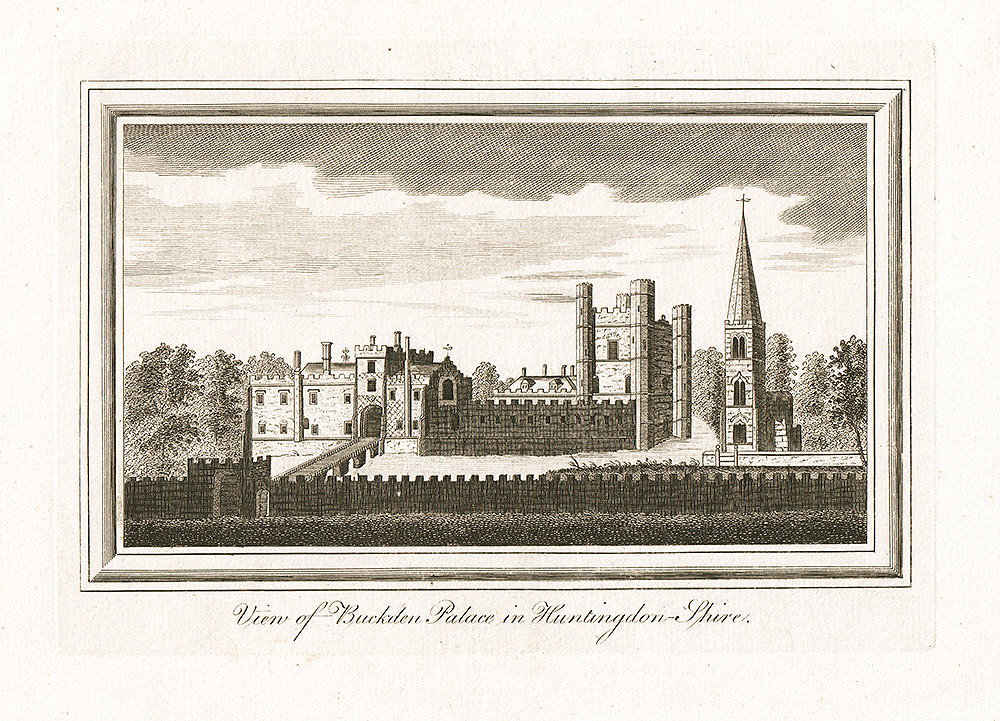 View of Buckden Palace in Huntingdonshire.