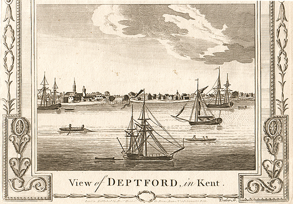 View of Deptford in Kent